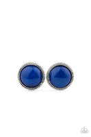 Paparazzi Desert Dew - Blue Post Earring