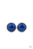 Paparazzi Desert Dew - Blue Post Earring