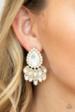 Paparazzi A Breath of Fresh HEIR - Gold Earrings - The Jewelry Box Collection 