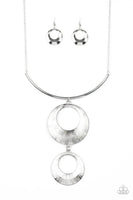 Paparazzi Egyptian Eclipse - Silver Necklace - The Jewelry Box Collection 