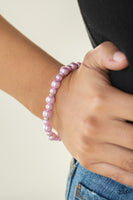 Paparazzi Powder and Pearls - Purple Pearl Bracelet
