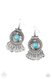 Paparazzi Rural Rhythm Blue Earring - The Jewelry Box Collection 