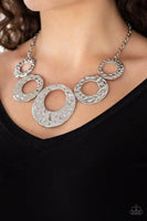 Paparazzi Mildy Metro Silver Necklace - The Jewelry Box Collection 