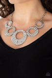 Paparazzi Mildy Metro Silver Necklace - The Jewelry Box Collection 