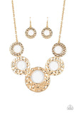Paparazzi Mildly Metro - Gold Necklace - The Jewelry Box Collection 