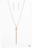 Paparazzi Knockout Knot - Gold Necklace - The Jewelry Box Collection 