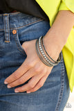 Paparazzi Fearless Shimmer - Black Bracelet