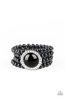 Paparazzi Top Tier Twinkle - Black Pearl Bracelet - The Jewelry Box Collection 
