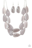 Paparazzi Colorfully Calming Silver Necklace - The Jewelry Box Collection 