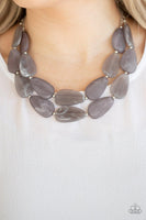 Paparazzi Colorfully Calming Silver Necklace - The Jewelry Box Collection 