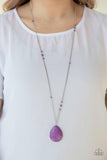 Paparazzi Desert Meadow Purple Necklace - The Jewelry Box Collection 