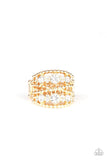 Paparazzi Prismatic Powerhouse - Gold Ring - The Jewelry Box Collection 