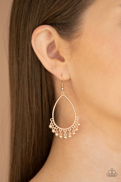 Paparazzi Country Charm - Rose Gold Earring