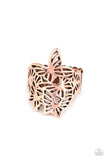Paparazzi Banded Butterflies - Copper Ring - The Jewelry Box Collection 