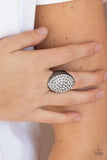 Paparazzi Bling Scene Black Ring - The Jewelry Box Collection 