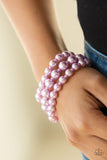 Paparazzi Total PEARL-fection - Purple Bracelet