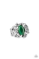 Tropical Flora - Green - The Jewelry Box Collection 
