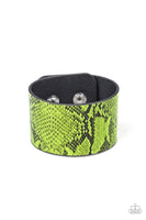 Paparazzi It's a jungle out there Green Urban Bracelet - The Jewelry Box Collection 