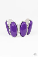 Paparazzi Power Pop - Purple Bracelet - The Jewelry Box Collection 