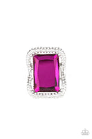 Paparazzi Deluxe Decadence - Pink Ring - The Jewelry Box Collection 