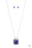 Paparazzi Effervescent Elegance - Blue necklace - The Jewelry Box Collection 