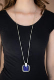 Paparazzi Effervescent Elegance - Blue necklace - The Jewelry Box Collection 