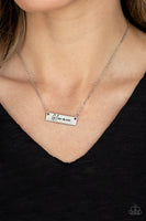 Paparazzi The GLAM-ma - Silver Necklace with Matching Earrings