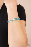 Paparazzi Power CORD - Blue Bracelet - The Jewelry Box Collection 