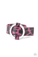 Paparazzi Jungle Cat Couture - Pink Bracelet - The Jewelry Box Collection 