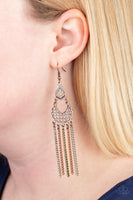 Paparazzi Insane Chain - Multi Earring - The Jewelry Box Collection 