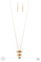 Paparazzi Serene Sheen - Gold Necklace - The Jewelry Box Collection 