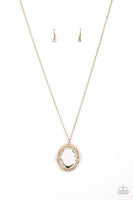 Paparazzi REIGN Them In - Gold Necklace - The Jewelry Box Collection 