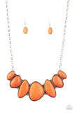 Paparazzi Primitive - Orange Necklace