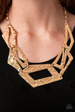 Paparazzi Break The Mold - Gold Necklace Convention 2020 - The Jewelry Box Collection 