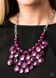 Paparazzi Sorry To Burst Your Bubble - Purple Necklace Convention 2020 - The Jewelry Box Collection 