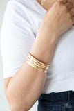 Paparazzi Basic Bauble - Gold Bracelets - The Jewelry Box Collection 