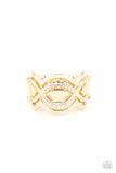 Paparazzi Divinely Deco - Gold Ring - The Jewelry Box Collection 