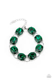 Paparazzi Mind Your Manners Green Bracelet - The Jewelry Box Collection 