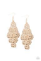 Paparazzi Earrings Instant Incandescence - Gold