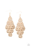 Paparazzi Earrings Instant Incandescence - Gold