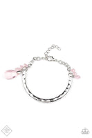 Paparazzi Let Yourself GLOW - Pink Bracelet October Fashion Fix 2020 - The Jewelry Box Collection 