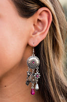 Paparazzi Springtime Essence - Pink Earring Convention 2020 - The Jewelry Box Collection 