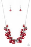 Paparazzi Battle of the Bombshells - Red Necklace Convention 2020 - The Jewelry Box Collection 