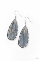 Paparazzi Ethereal Eloquence - Silver Earring - The Jewelry Box Collection 