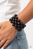 Paparazzi Tiki Tropicana - Black Bracelet - The Jewelry Box Collection 
