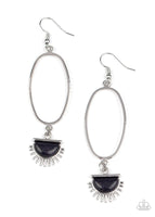 Paparazzi Purpose - Blue Earrings - The Jewelry Box Collection 