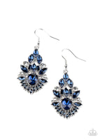 Paparazzi Ice Castle Couture - Blue Earring - The Jewelry Box Collection 