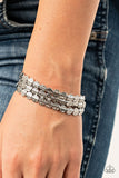 Paparazzi Bracelets Hammered Heirloom - Silver