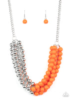 Paparazzi Layer After Layer - Orange Necklace