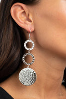 Paparazzi Blooming Baubles - Silver Earrings - The Jewelry Box Collection 